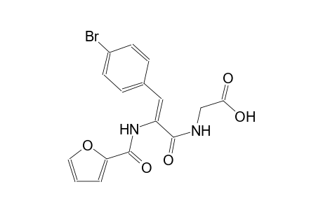 {[(2Z)-3-(4-bromophenyl)-2-(2-furoylamino)-2-propenoyl]amino}aceticacid