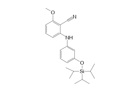 2-Methoxy-6-[3-(triisopropylsilyloxy)phenylamino]benzonitrile
