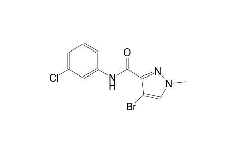 4-bromo-N-(3-chlorophenyl)-1-methyl-1H-pyrazole-3-carboxamide