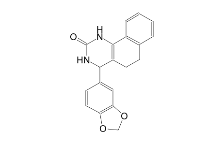 4-(1,3-benzodioxol-5-yl)-3,4,5,6-tetrahydrobenzo[h]quinazolin-2(1H)-one