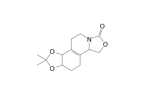 2,2-Dimethyl-(3aR,9aS,11aS)-4,5,10,11-tetrahydro[1,3]dioxolo[4,5-f]oxazolo[4,3-a]isoquinolin-7-one