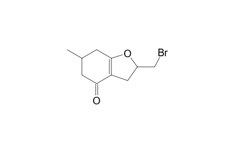 2-(Bromomethyl)-6-methyl-3,5,6,7-tetrahydrobenzofuran-4(2H)-one