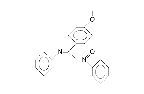 N-(B-Phenylimino-4-methoxy-phenethylidene)-aniline N-oxide