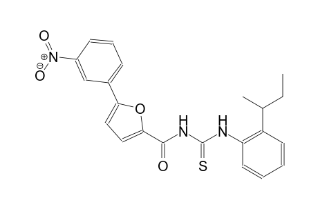 N-(2-sec-butylphenyl)-N'-[5-(3-nitrophenyl)-2-furoyl]thiourea