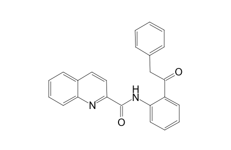 N-[2-(2-phenylacetyl)phenyl]quinoline-2-carboxamide