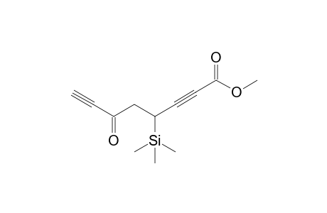 Methyl 6-oxo-3-(trimethylsilyl)octa-2,7-diynoate