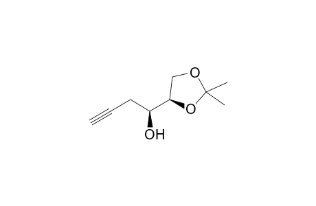 (1S)-1-[(4R)-2,2-dimethyl-1,3-dioxolan-4-yl]-3-butyn-1-ol
