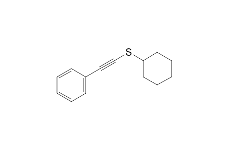 Cyclohexyl(phenylethynyl)sulfane