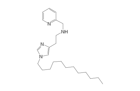 N(.alpha.)-(2-Pyridylmethyl)-N-dodecylhistamine