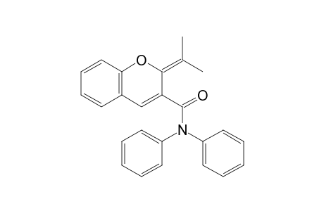 2-Isopropylidene-N,N-diphenyl-2H-chromene-3-carboxamide