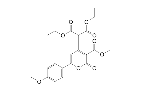 Diethyl 3-Methoxycarbonyl-6-(4-methoxyphenyl)-2-oxo-2H-pyran-4-ylmalonate