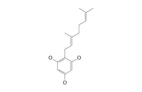 (E)-2-(3,7-DIMETHYLOCTA-2,6-DIENYL)-BENZENE-1,3,5-TRIOL