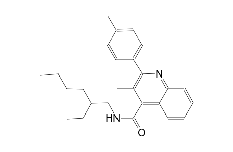 N-(2-ethylhexyl)-3-methyl-2-(4-methylphenyl)-4-quinolinecarboxamide