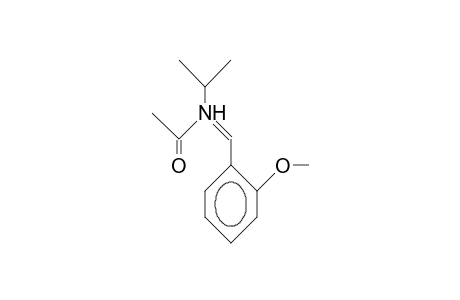 Acetyl-isopropyl-(2-methoxy-benzylidene) ammonium cation