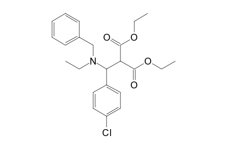 DIETHYL-2-[[BENZYL-(ETHYL)-AMINO]-4-(CHLOROPHENYL)-METHYL]-MALONATE