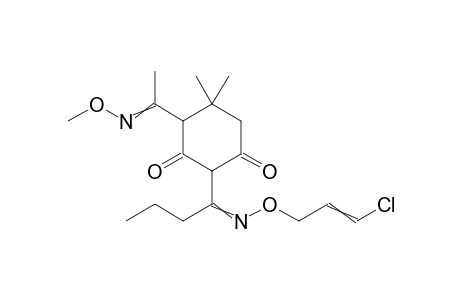 1,3-Cyclohexanedione, 2-[1-[[(3-chloro-2-propenyl)oxy]imino]butyl]-4-[1-(methoxyimino)ethyl ]-5,5-dimethyl-