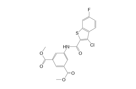dimethyl 5-{[(3-chloro-6-fluoro-1-benzothien-2-yl)carbonyl]amino}isophthalate