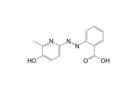 (E)-2-((5-hydroxy-6-methylpyridin-2-yl)diazenyl)benzoic acid