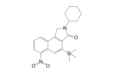 N-Cyclohexyl-6-nitro-4-trimethylsilylbenzo[e]isoindol-3-one