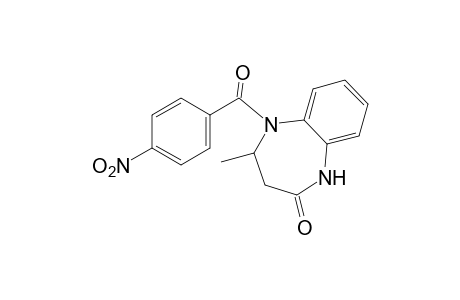 4-Methyl-5-(4-nitrobenzoyl)-2,3,4,5-tetrahydro-1H-1,5-benzodiazepin-2-one