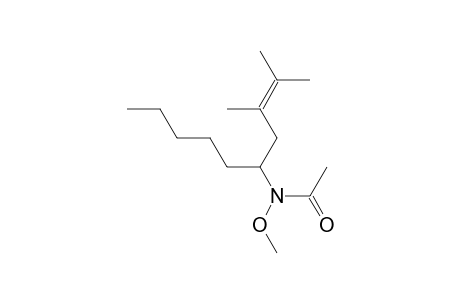 N-(2,3-dimethyldec-2-en-5-yl)-N-methoxyacetamide
