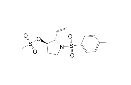 (2S,3R)-N-Tosyl-2-vinyl-3-mesyloxypyrrolidine