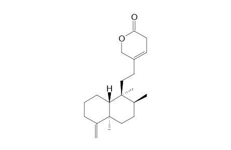 3-[2-[(1S,2S,4aR,8aR)-1,2,4a-trimethyl-5-methylene-3,4,6,7,8,8a-hexahydro-2H-naphthalen-1-yl]ethyl]-2,5-dihydropyran-6-one
