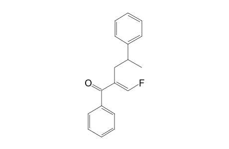(E)-3-FLUORO-1-PHENYL-2-(2-PHENYLPROPYL)-PROP-2-EN-1-ONE
