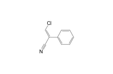 (E)-3-chloranyl-2-phenyl-prop-2-enenitrile