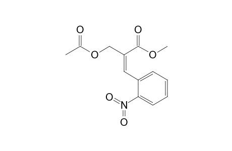 3-(2-Nitrophenyl)-2-methoxycarbonyl-2-propen-1-yl acetate