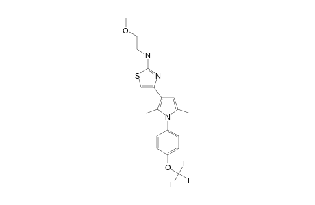 [4-[2,5-DIMETHYL-1-(4-TRIFLUOROMETHOXYPHENYL)-1H-PYRROL-3-YL]-THIAZOL-2-YL]-(2-METHOXYETHYL)-AMINE