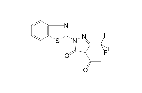 4-Acetyl-2-(1,3-benzothiazol-2-yl)-5-(trifluoromethyl)-2,4-dihydro-3H-pyrazol-3-one