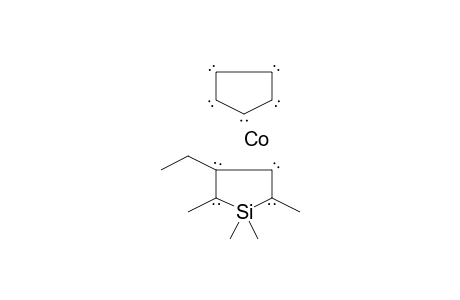Cobalt, (.eta.-5-cyclopentadienyl)-[(.eta.-4)-3-ethyl-1,1,2,5-tetramethyl-1-silacyclopentadiene]