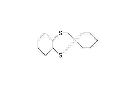 trans-2,6-Dithia-bicyclo(5.4.0)undecane-4-spiro-1'-cyclohexane