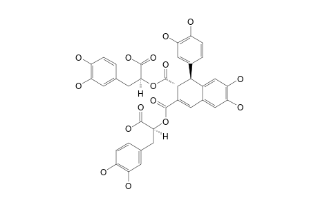 (2S)-2-[(1S,2R)-3-[(1S)-1-(3,4-dihydroxybenzyl)-2-hydroxy-2-keto-ethoxy]carbonyl-1-(3,4-dihydroxyphenyl)-6,7-dihydroxy-1,2-dihydronaphthalene-2-carbonyl]oxy-3-(3,4-dihydroxyphenyl)propionic acid