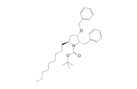 (2S,3S,5S)-N-[(tert-butoxycarbonyl)]-2-benzyl-3-benzyloxy-5-nonyl-pyrrolidine
