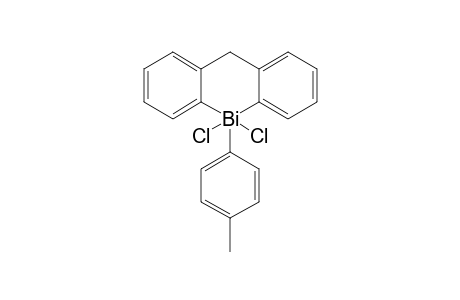 5,5-Dichloro-5-(4'-methylphenyl)-5,10-dihydro-5.lamda.(5)-dibenzo[b.e]bismine