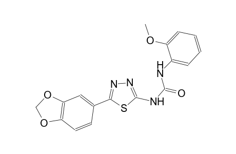 N-[5-(1,3-benzodioxol-5-yl)-1,3,4-thiadiazol-2-yl]-N'-(2-methoxyphenyl)urea