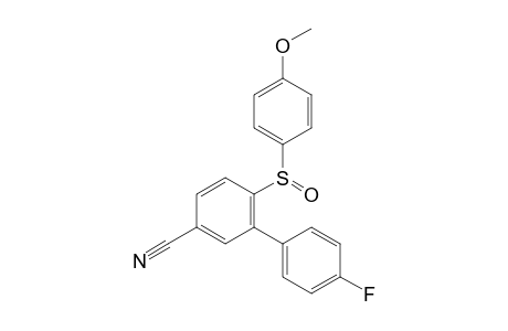 4'-Fluoro-6-[(4-methoxyphenyl)sulfinyl]biphenyl-3-carbonitrile