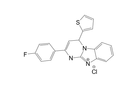 (4RS)-2-(4-FLUOROPHENYL)-4-(2-THIENYL)-1,4-DIHYDRO-PYRIMIDO-[1,2-A]-BENZIMIDAZOLE-HYDROCHLORIDE