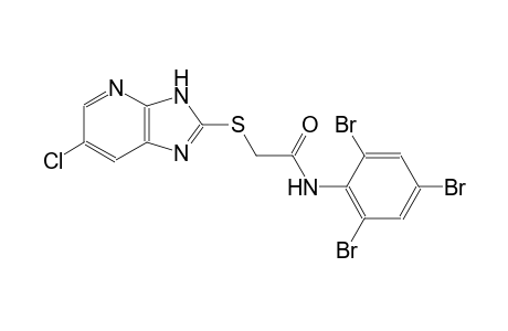 2-[(6-chloro-3H-imidazo[4,5-b]pyridin-2-yl)sulfanyl]-N-(2,4,6-tribromophenyl)acetamide