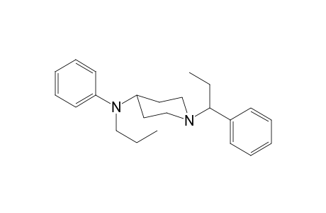 N-Propyl-N-phenyl-1-(1-phenylpropan-1-yl)piperidin-4-amine