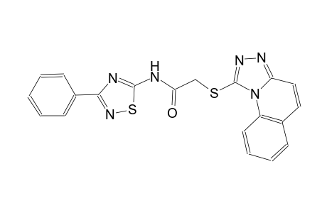 acetamide, N-(3-phenyl-1,2,4-thiadiazol-5-yl)-2-([1,2,4]triazolo[4,3-a]quinolin-1-ylthio)-