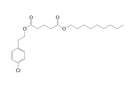 Glutaric acid, 2-(4-chlorophenyl)ethyl nonyl ester