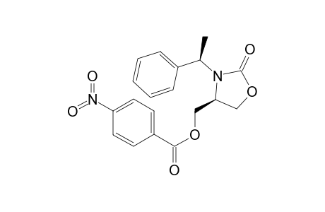 (4S,.alpha.R)-(3-.alpha.-Methylbenzyl-2-oxazolidinon-4-yl)methyl 4-nitrobenzoate