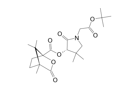 #8;(1'S,3S)-[3-(4,7,7-TRIMETHYL-3-OXO-2-OXABICYCLO-[2.2.1]-HEPTANE-1-CARBONYLOXY)-4,4-DIMETHYL-2-OXOPYRROLIDIN-1-YL]-ACETIC-ACID-TERT.-BUTYLESTER
