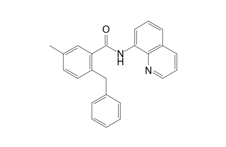 2-Benzyl-5-methyl-N-(quinolin-8-yl)benzamide