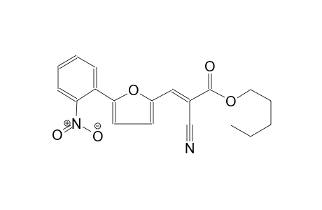 2-propenoic acid, 2-cyano-3-[5-(2-nitrophenyl)-2-furanyl]-, pentylester, (2E)-