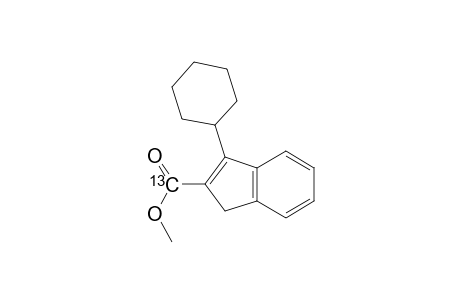 Methyl 3-cyclohexylindene-2(13C)-carboxylate