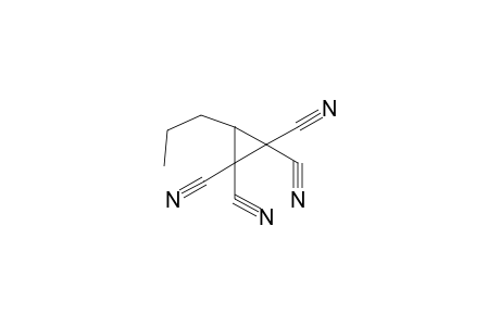 1,1,2,2-cyclopropanetetracarbonitrile, 3-propyl-